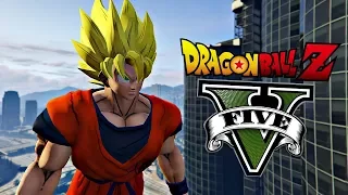 GTA V MODS: GOKU EN GTA 5 !! - RobleisIUTU