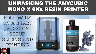 WE SETUP AN ANYCUBIC MONO X 6Ks RESIN PRINTER