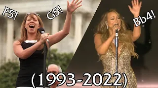 Mariah Carey - Hero "The Way" Long Note Evolution (1993-2022)