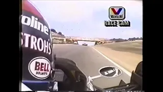 Laguna seca 1989 onboard lap with Al Unser Jr