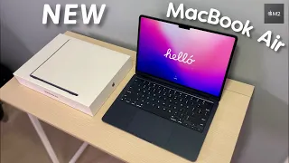 M2 MacBook Air Midnight Unboxing!