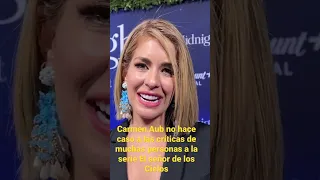 CARMEN AUB no hace caso a las CRÍTICAS hacia RAFA AMAYA y la serie EL SEÑOR DE LOS CIELOS #viral