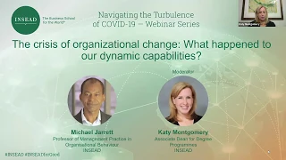 "The Crisis of Organisational Change" with Michael Jarrett