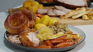 Perfect Full Roast Pork dinner SMALL kitchen appliances