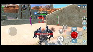 Gatling gun demonstration (Mech Wars)