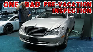 Serious Problems Found! Mercedes S550 Pre-Trip Inspection