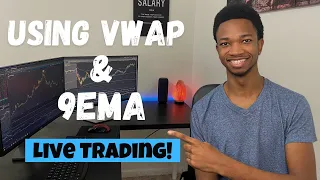 Live Day Trading Using the 9 EMA & VWAP | How to Day Trade Options For Beginners