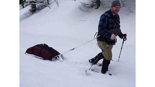 First Overnight Trip With the Snowclipper Sled + Review