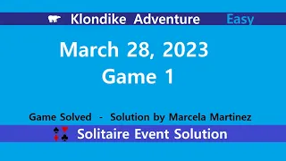 Klondike Adventure Game #1 | March 28, 2023 Event | Easy