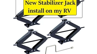 RV Stabilizer jack INSTALLATION and what to look for