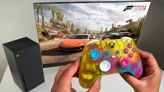 Forza Horizon 5 Limited Edition Xbox Wireless Controller - Series X|S Unboxing and Gameplay