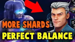 PERFECT DEFENSE/OFFENSE BALANCE TO GET MORE QUICKSILVER SHARDS IN CRUCIBLE | MARVEL STRIKE FORCE