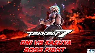 TEKKEN 7 - Oni vs Kazuya Boss Fight