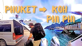 THAILAND | Phuket to Koh Phi Phi Island by Speedboat !