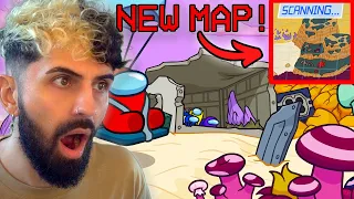 Koji Reacts To *NEW* AMONG US MAP  "The Fungle" | Map 5 Reveal Trailer 🍄🗺️