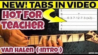 Hot For Teacher Intro by Van Halen - Guitar Lesson WITH TABS