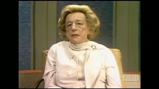 Lillian Hellman--Rare 1973 TV Interview