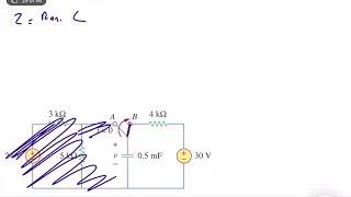 Electrical Circuits - Example Problem Step Response in RC Circuits