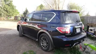 2018 Nissan Armada Platinum Reserve Review with Kent and Kelsey