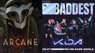 THE BADDEST DYSTOPIA | The Baddest X Dynasties and Dystopia [K/DA X ARCANE MASHUP]