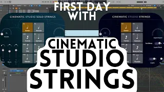 First day with Cinematic Studio Strings (and CSSS!) - goodbye BBC SO Pro?!