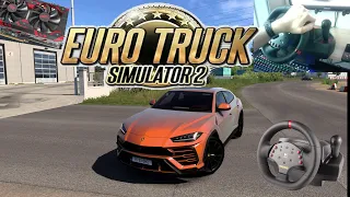 Euro Truck Simulator 2/Lamborghini/катка/Logitech momo racing/rx580