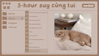 3-hour/ Playlist speed up chill buồn thiu cho một đêm dài 😪| học bài cùng Con Mèo Béo