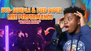 BTS DIMPLE & PIED PIPER LIVE PERFORMANCE SHOOK REACTION !!!