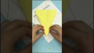 how to make paper airplane / paper toys for kids / folding paper crafts / flying plane