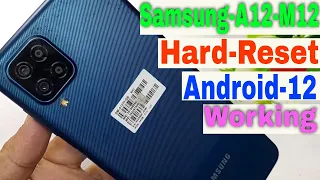 Samsung Galaxy A12 Hard Reset Not Working | All Samsung Android 12 Hard Reset