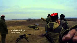 Стрельбы из ПТУР ополчения ДНР   Firing from ATGMs Novorossiya militias