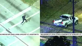 WATCH LIVE: Chase suspect makes run for it