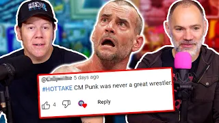 CM PUNK WAS A MID WRESTLER? Reacting to Pro Wrestling Hot Takes