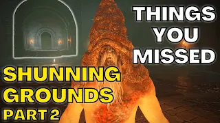 The Top Things You Missed In SUBTERRANEAN SHUNNING-GROUNDS (Part 2)!  - Elden Ring Tutorial/Guide