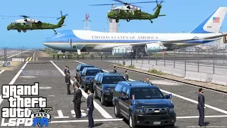 Marine One Transporting President Trump To Air Force One in GTA 5