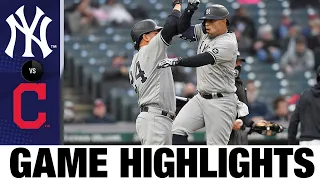 Yankees vs. Indians Game Highlights (4/24/21) | MLB Highlights