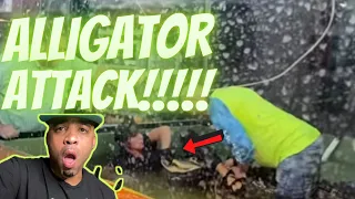 Alligator Attacks Handler at Kids Birthday Party Reaction