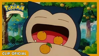 ¡Snorlax se lo come todo! | Pokémon: Aventuras en las Islas Naranja | Clip oficial