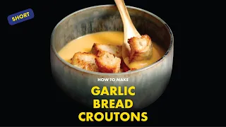 How to make garlic bread croutons