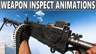 Battlefield V - All Weapon Inspect Animations