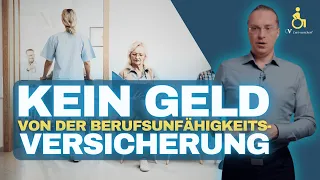 Kein Geld von der Berufsunfähigkeitsversicherung - 3 Gründe