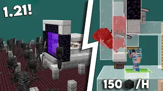 Minecraft Wither Skeleton Farm 1.20.6 Tutorial | BEST Wither Skeleton Farm Minecraft - 150+ Per/h