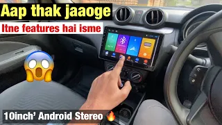 Company का Stereo भी Fail है इसके सामने😱My Swift Got Biggest Android Stereo😍Apple & Android Play