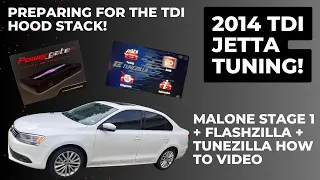 FlashZilla + TuneZilla + Malone Stage 1 Install and instructions start to finish on a VW TDI!