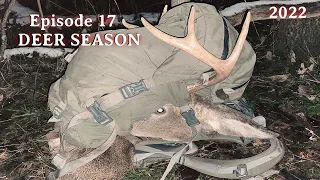 SADDLE HUNTING SWAMP FUNNELS in the RUT!!! - PUBLIC LAND BUCK DOWN! - Ohio Archery Deer Hunt 2022!