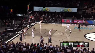 Kevin Durant drills a 3 over Giannis Antetokounmpo after they play a quick 1-on-1