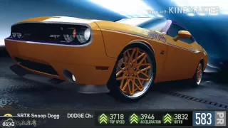DODGE versus [Charger R/T vs Chalenger SRT8 Snoop Dogg] || NFS No Limits Modshop and GamePlay