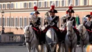 Cambio della Guardia in forma solenne per il 153° anniversario dell'Unità d'Italia