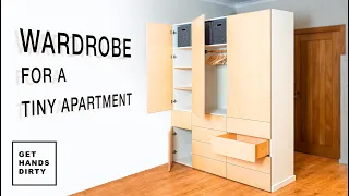 I Built a Wardrobe! // Tiny Apartment Build Ep.12