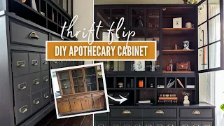 i thrift flip the apothecary cabinet of my dreams 😍 | DIY THRIFT FLIP